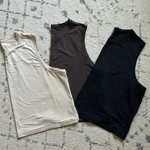 H&M Dry Move Set of 3 Fitness Tanks Size XL